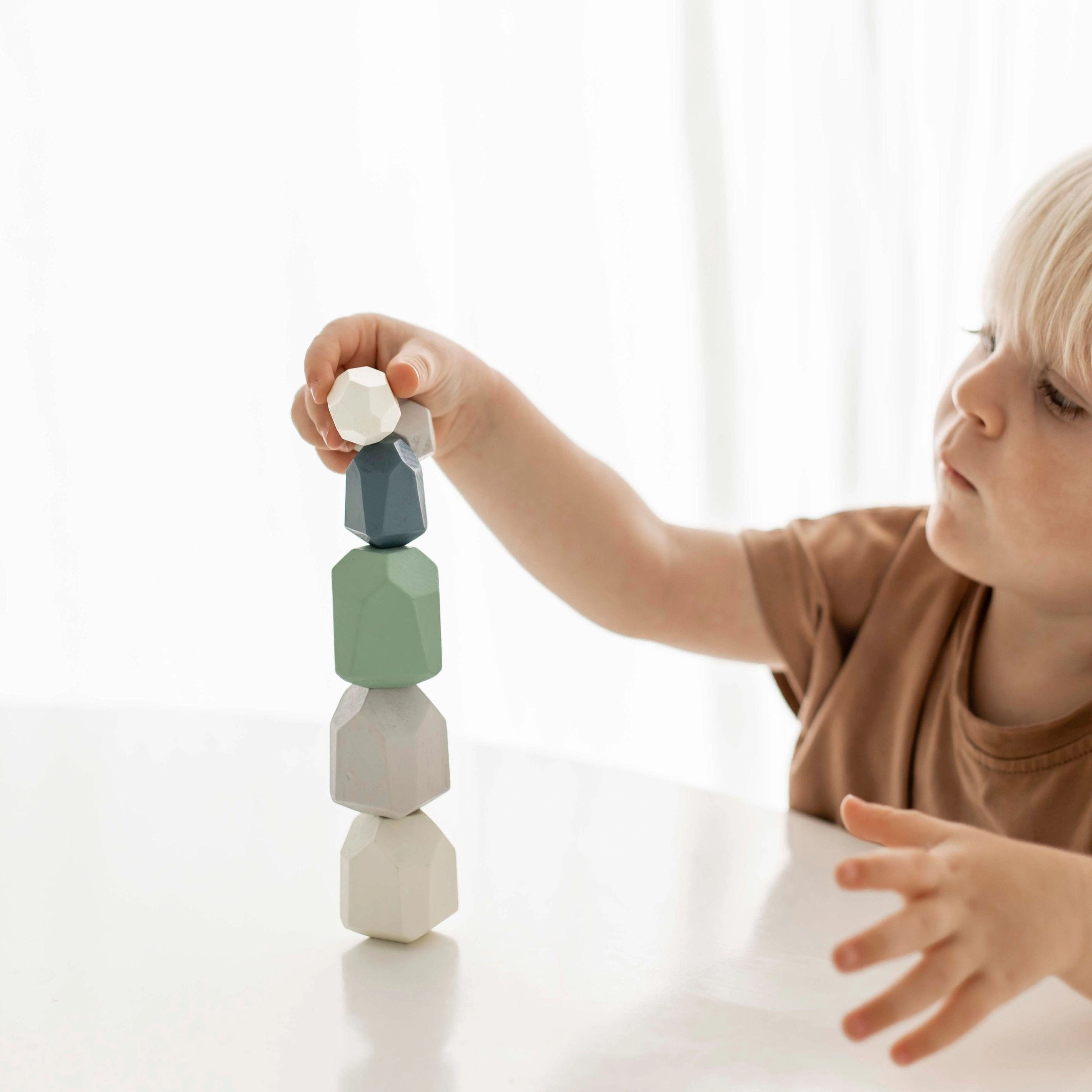 Mindful & Co Kids Patience Pebbles Sea Foam