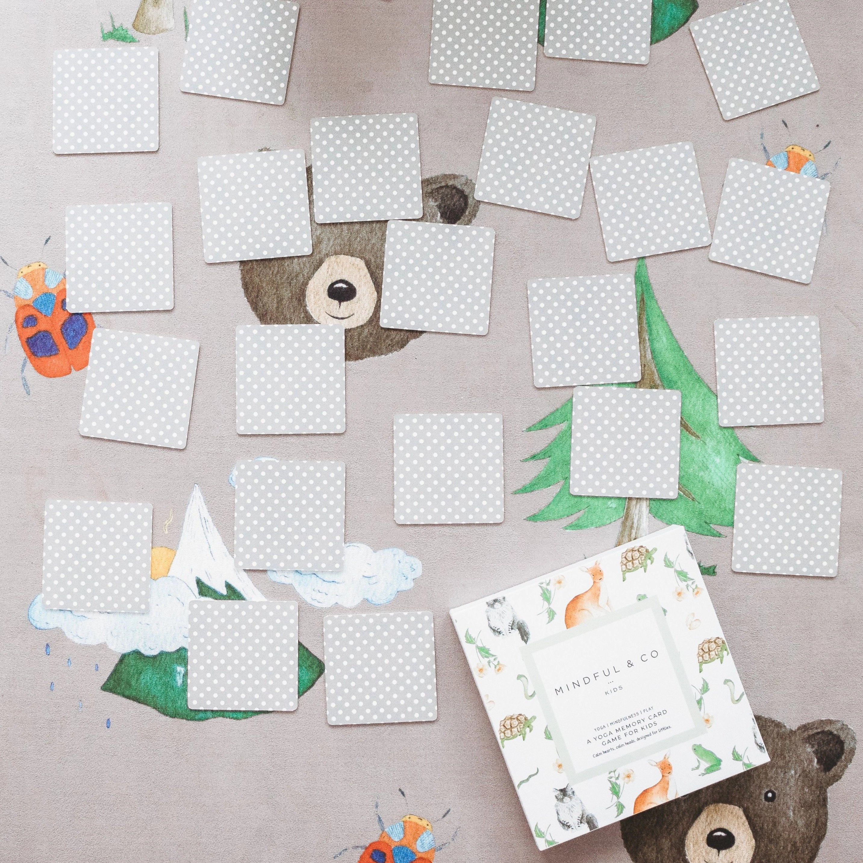 Mindful & Co Kids Yoga Memory Card Game