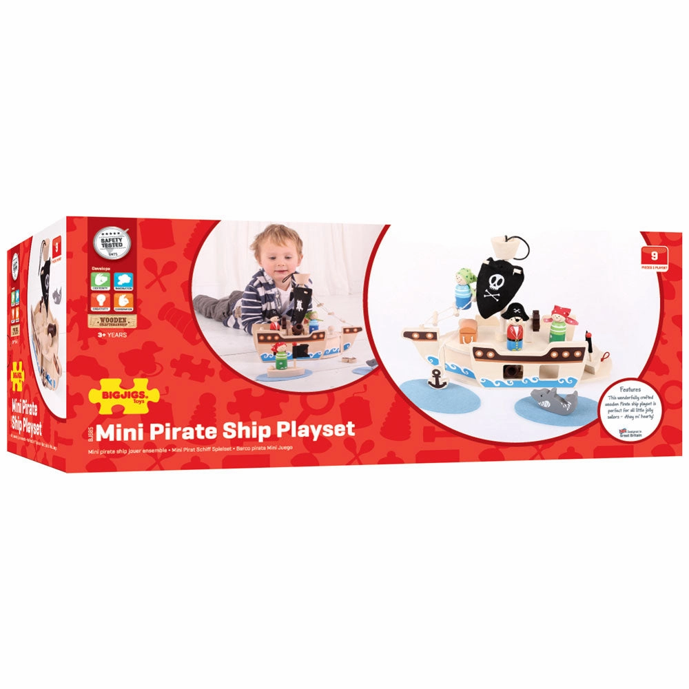 Mini Pirate Ship Playset