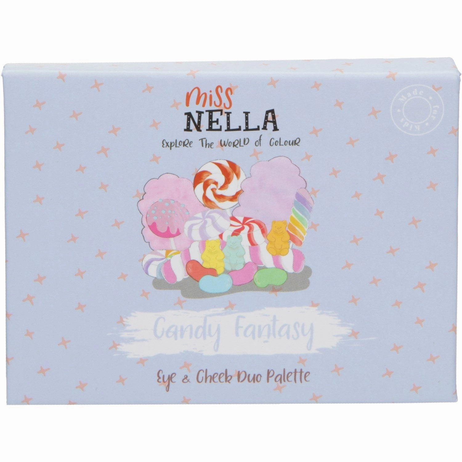 Miss Nella Bl?/M?rk Pink Eyeshadow And Blush Duo Palette Candy Fantasy