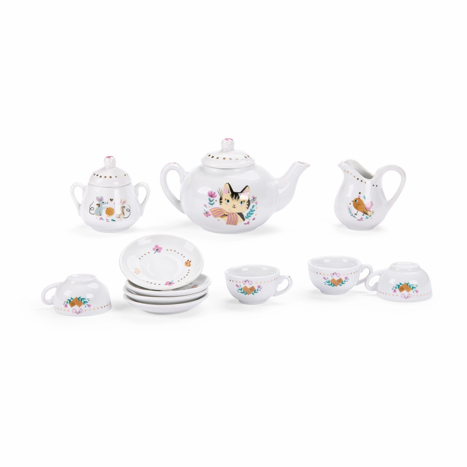 Moulin Roty Les Parisiennes Ceramic Tea Set