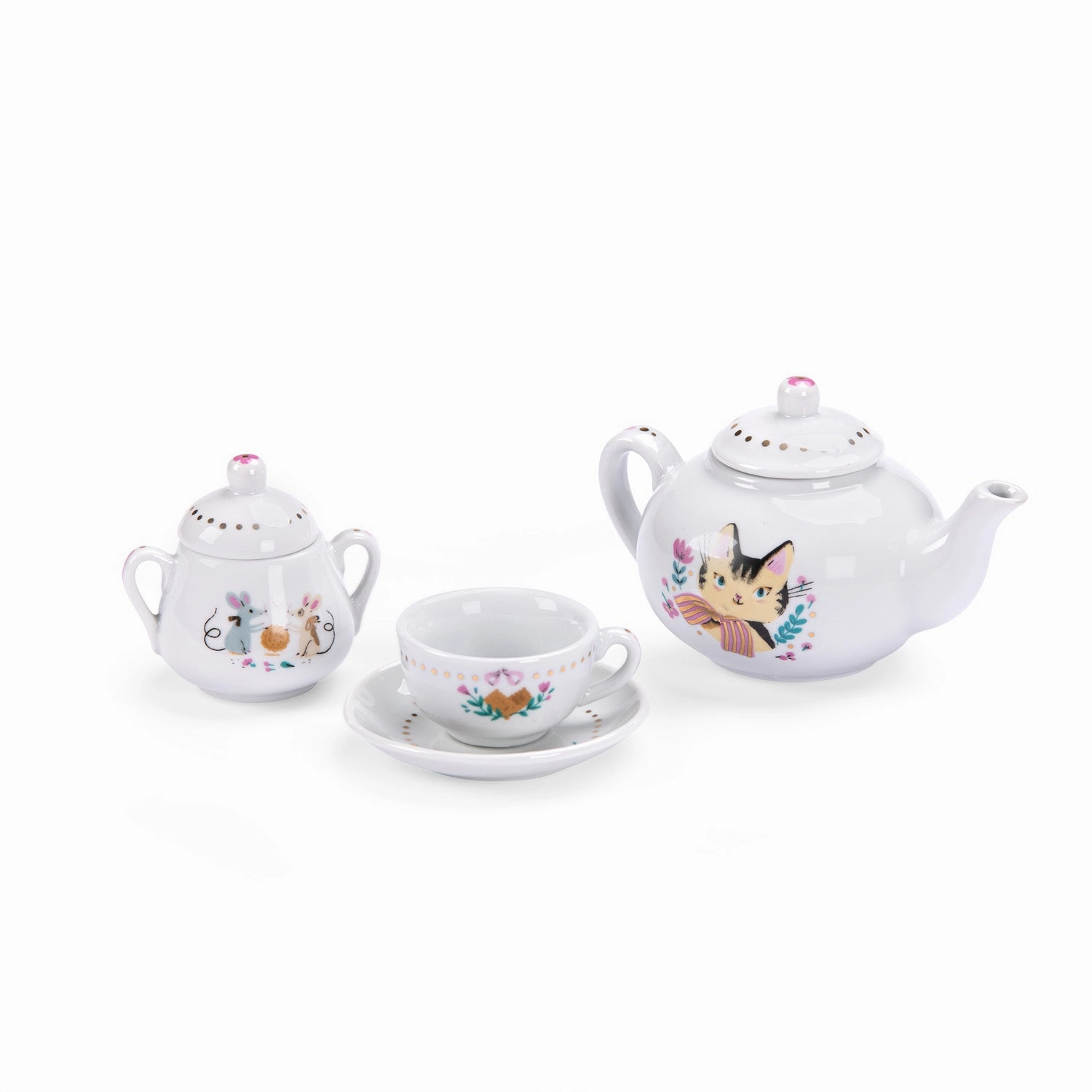 Moulin Roty Les Parisiennes Ceramic Tea Set