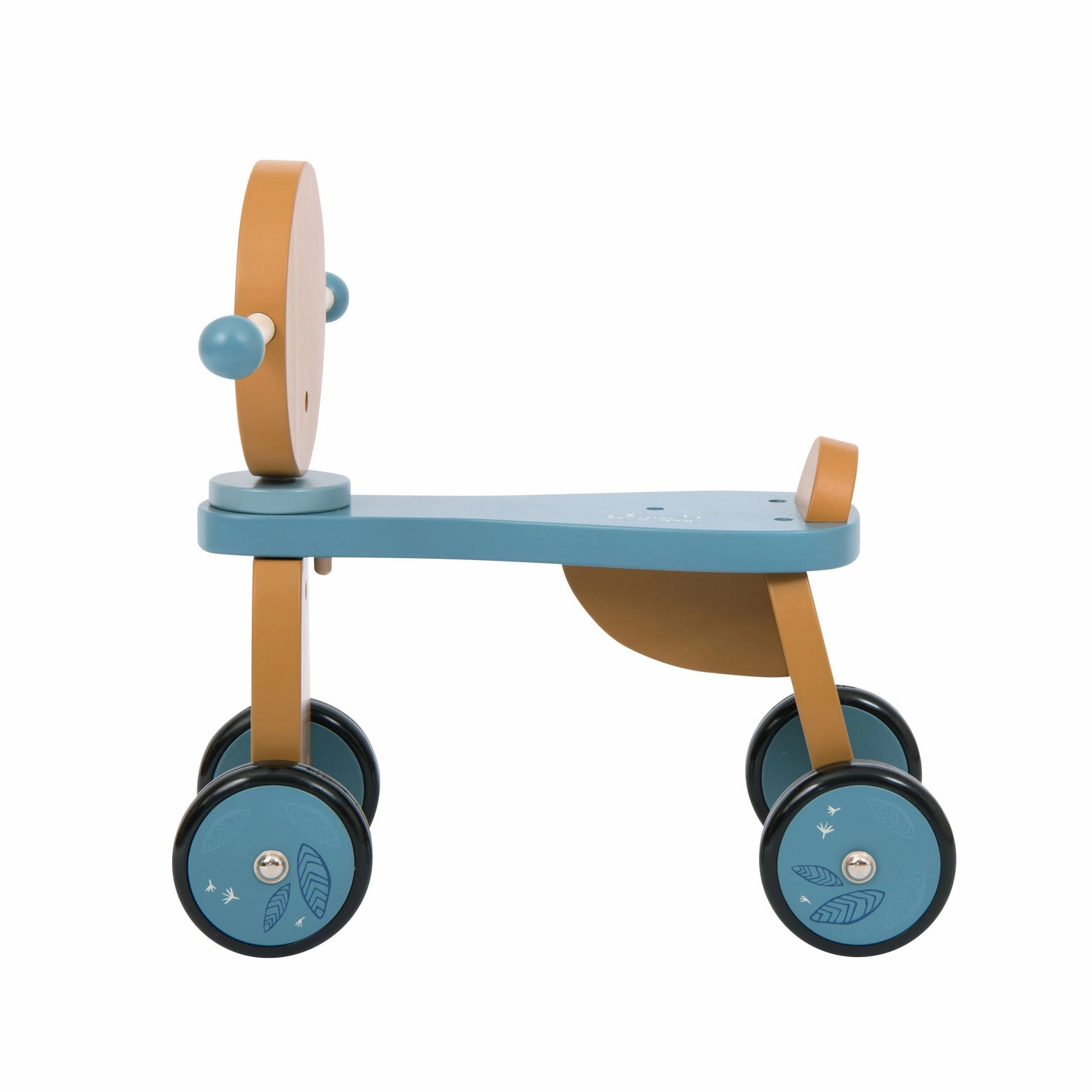 Moulin Roty Sous Mon Baobab Baby Balance Learning Lion Wooden Stroller