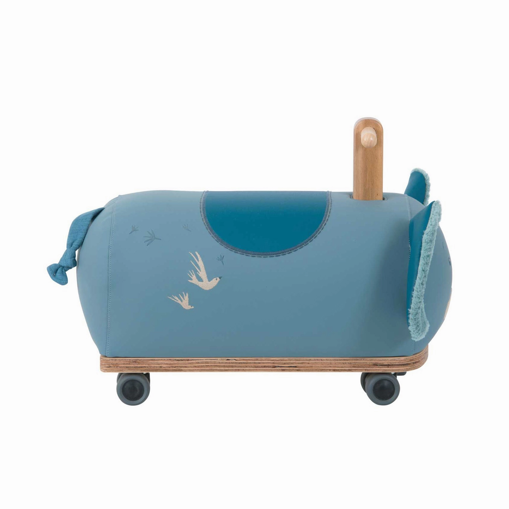 Moulin Roty Sous Mon Baobab Blue Ride-On Elephant