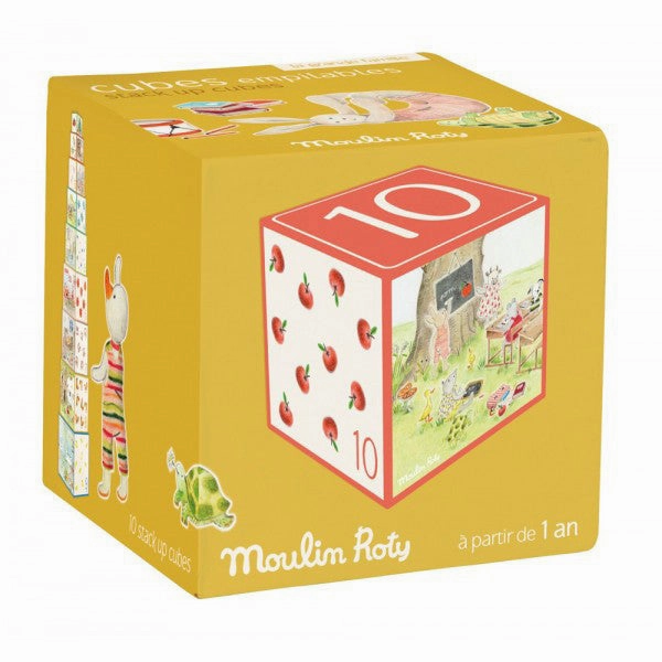 Moulin Roty Stack Up Carton Cubes - LGF