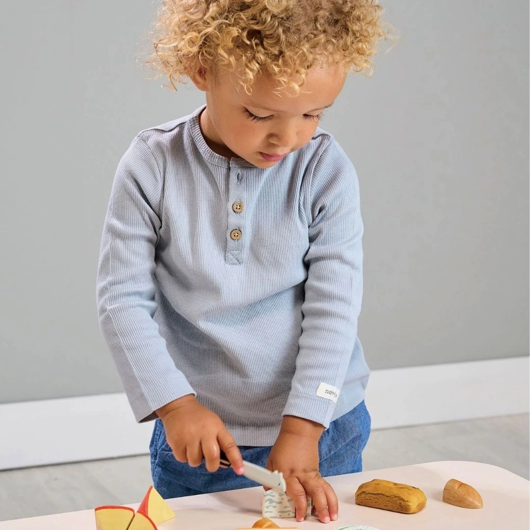 Mouse-shaped Wooden Cheese Board Play Set