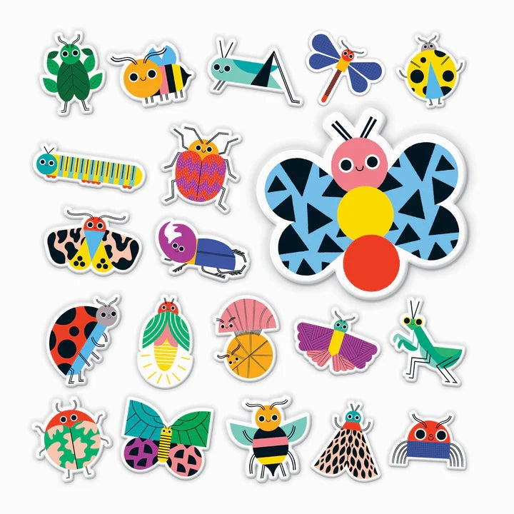 Mudpuppy Stickable Bath Shapes Bug Out!