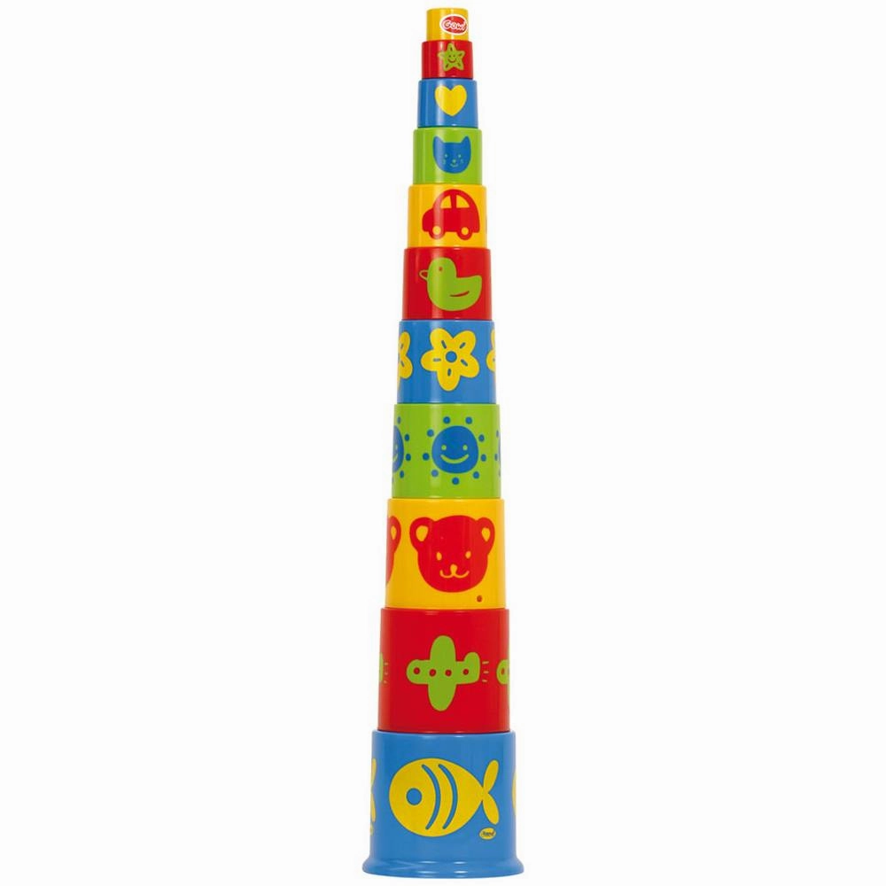 Multi Colour Stacking Buckets