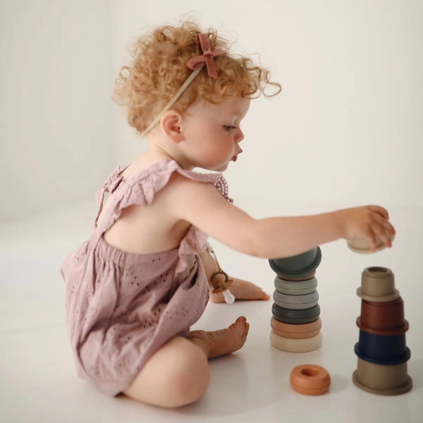 Mushie Stacking Cups Toy Original