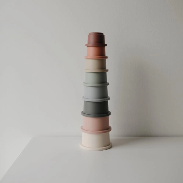 Mushie Stacking Cups Toy Original