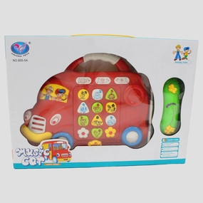 Music Car Musical Bus Shaped Phone - Red