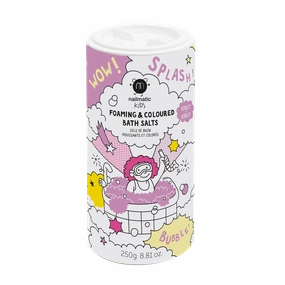 Nailmatic Foaming and Coloured Bath Salts - Violet