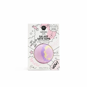 Nailmatic Kids Colouring Bath Bomb For Kids - Supernova - Pink/Yellow/Purple