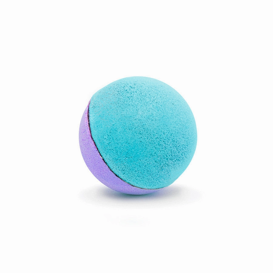 Nailmatic Kids Colouring Bath Bomb for Kids - Twin Bath Bomb - Blue and Violet