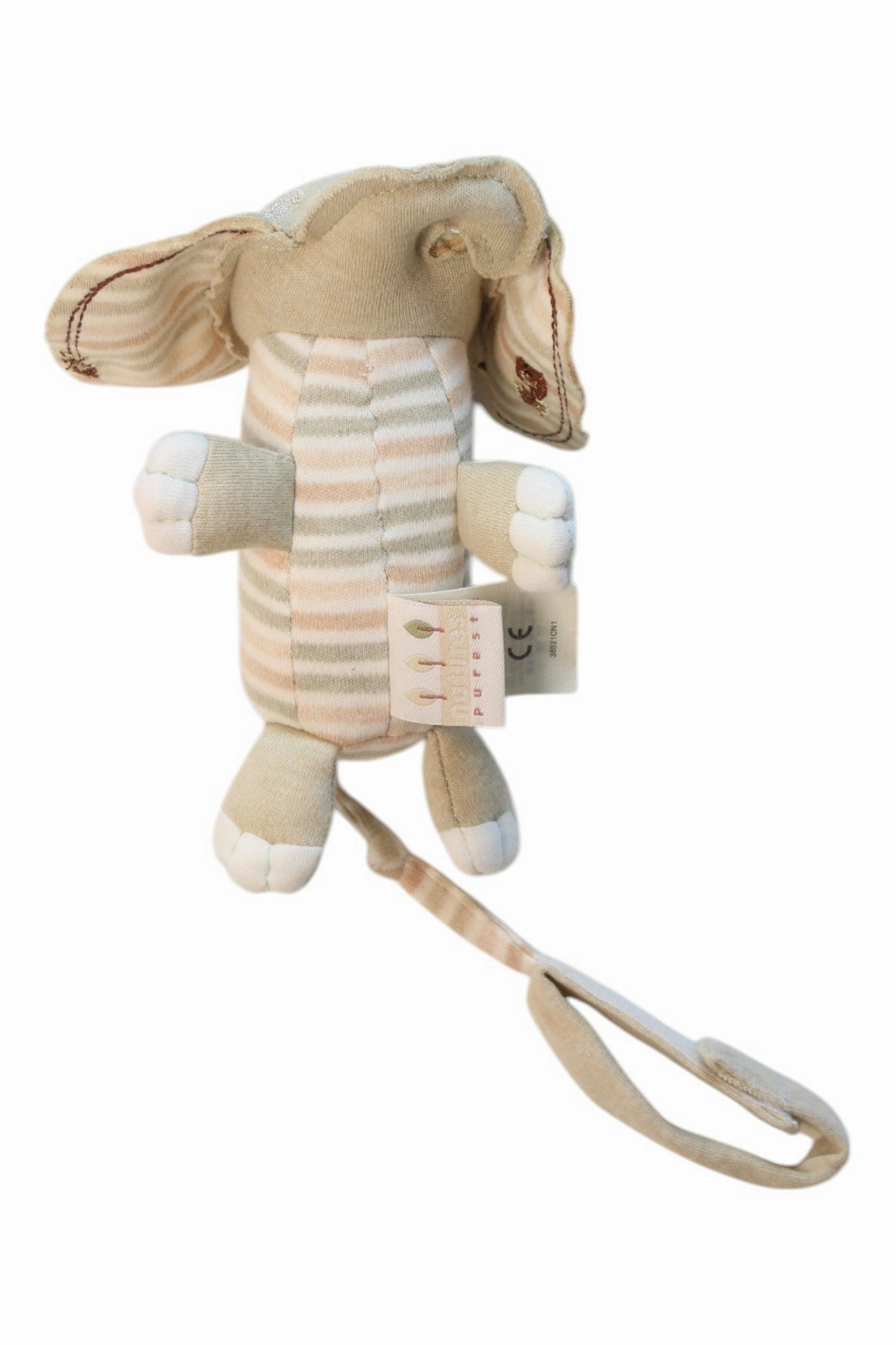 Natures Purest Hanging Elephant Toy O/S