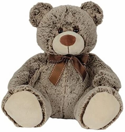NICOTOY - SITTING BEAR W/RIBBON 26CM (3AS,HT,SH)