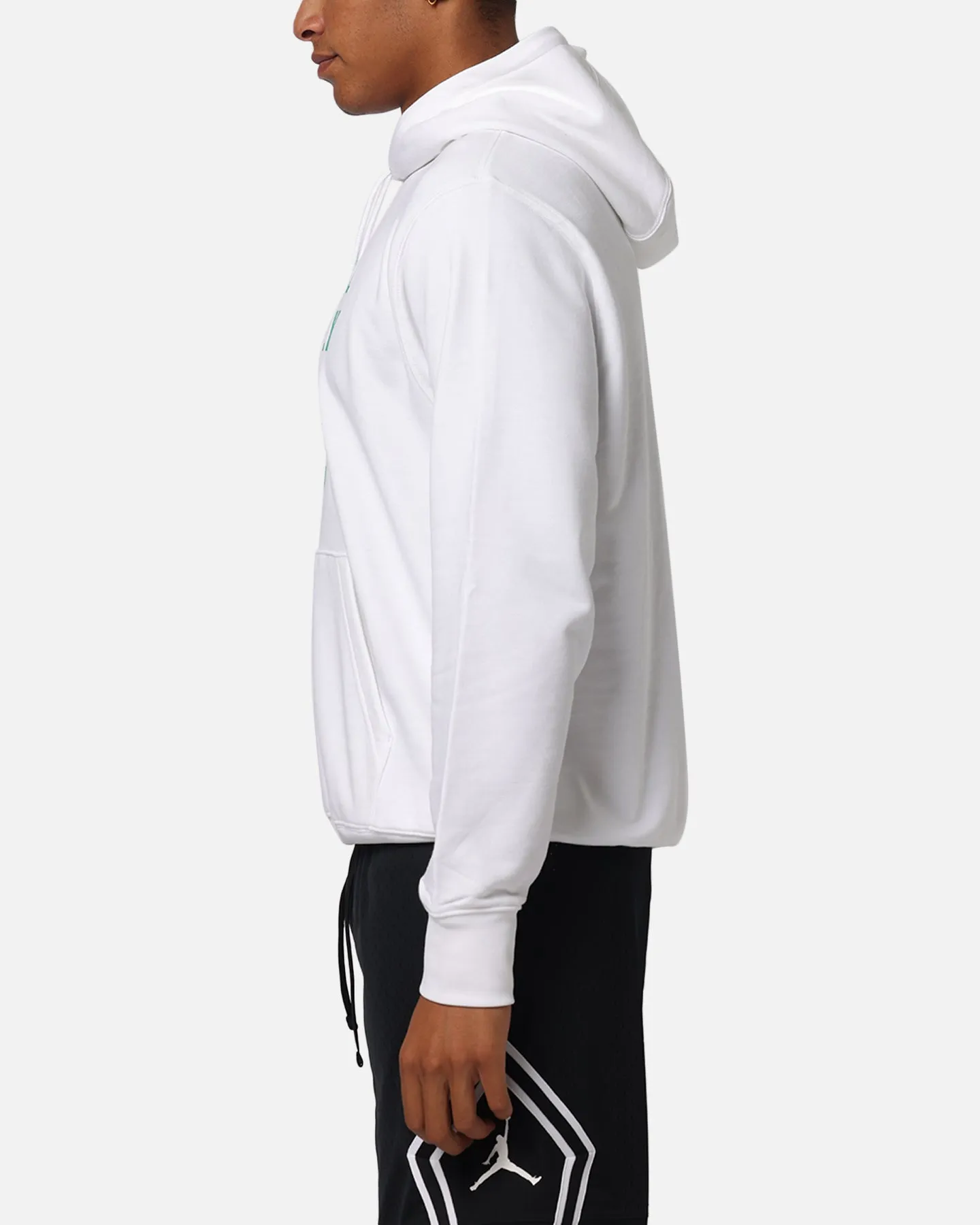 Nike Club French Terry Pullover Hoodie White/White/Green