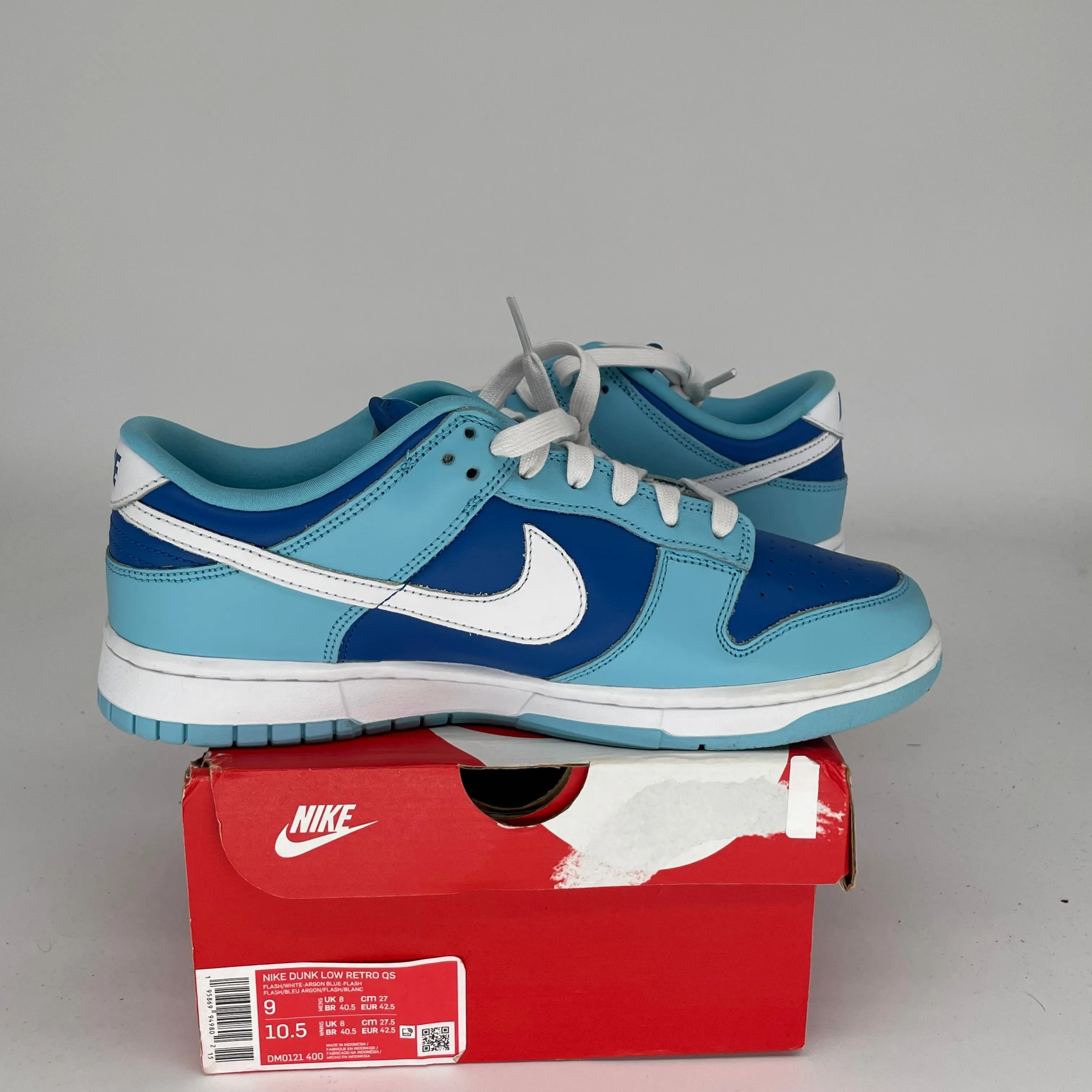 NIKE DUNK LOW ARGON SIZE 9 DM0121-400