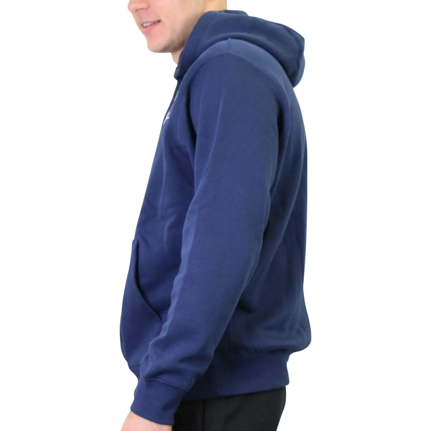 Nike Herren Sportswear Club Fleece Hoodie, Midnight Navy/Midnight Navy/White, XXL Columbia Clothing