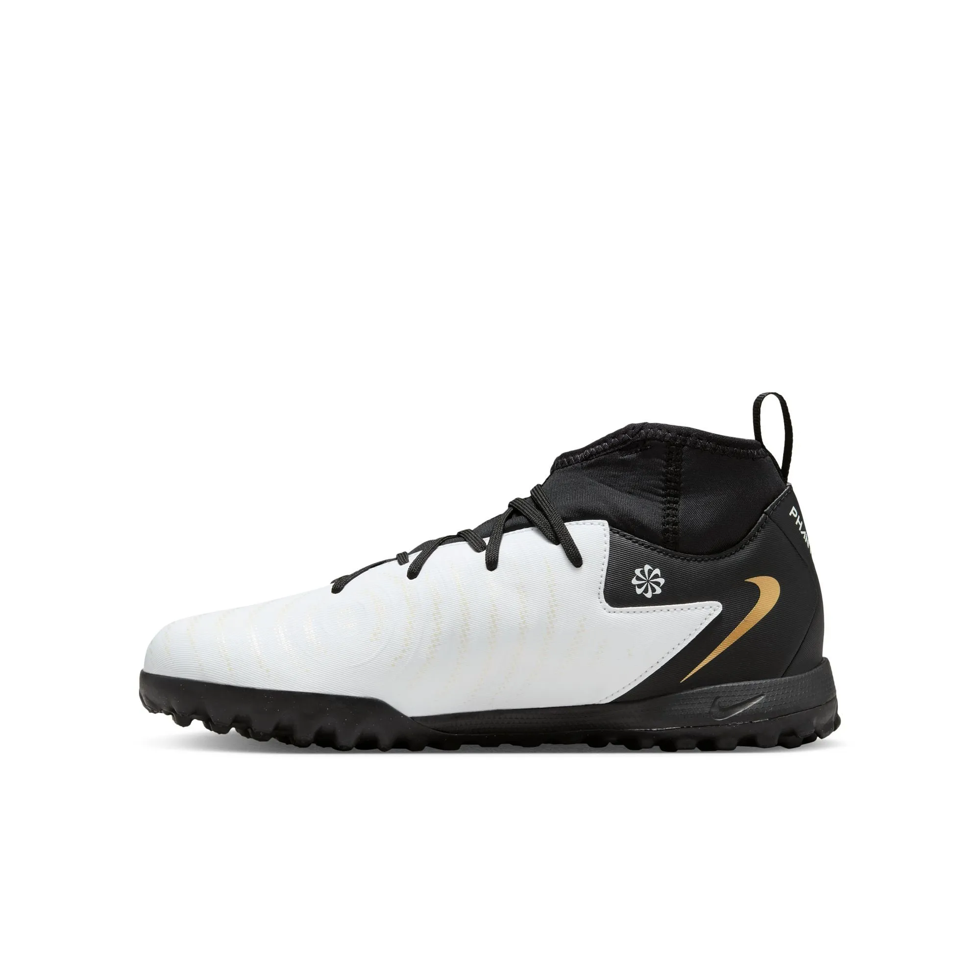 Nike Junior Phantom II Academy TF Turf Soccer Cleats - Lemonade/ Black