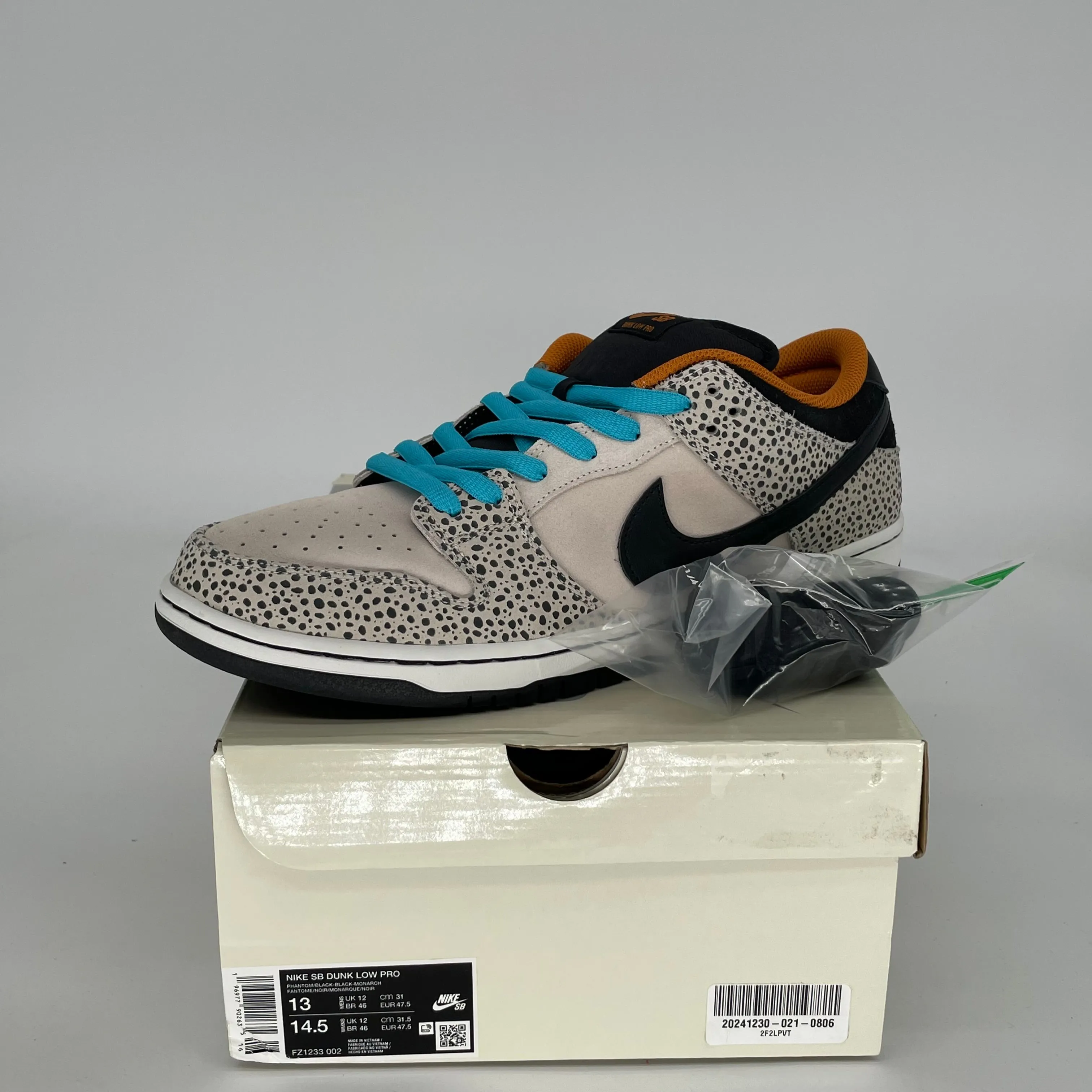 NIKE SB DUNK LOW ELECTRIC PACK OLYMPIC SAFARI SIZE 13 FZ1233-002