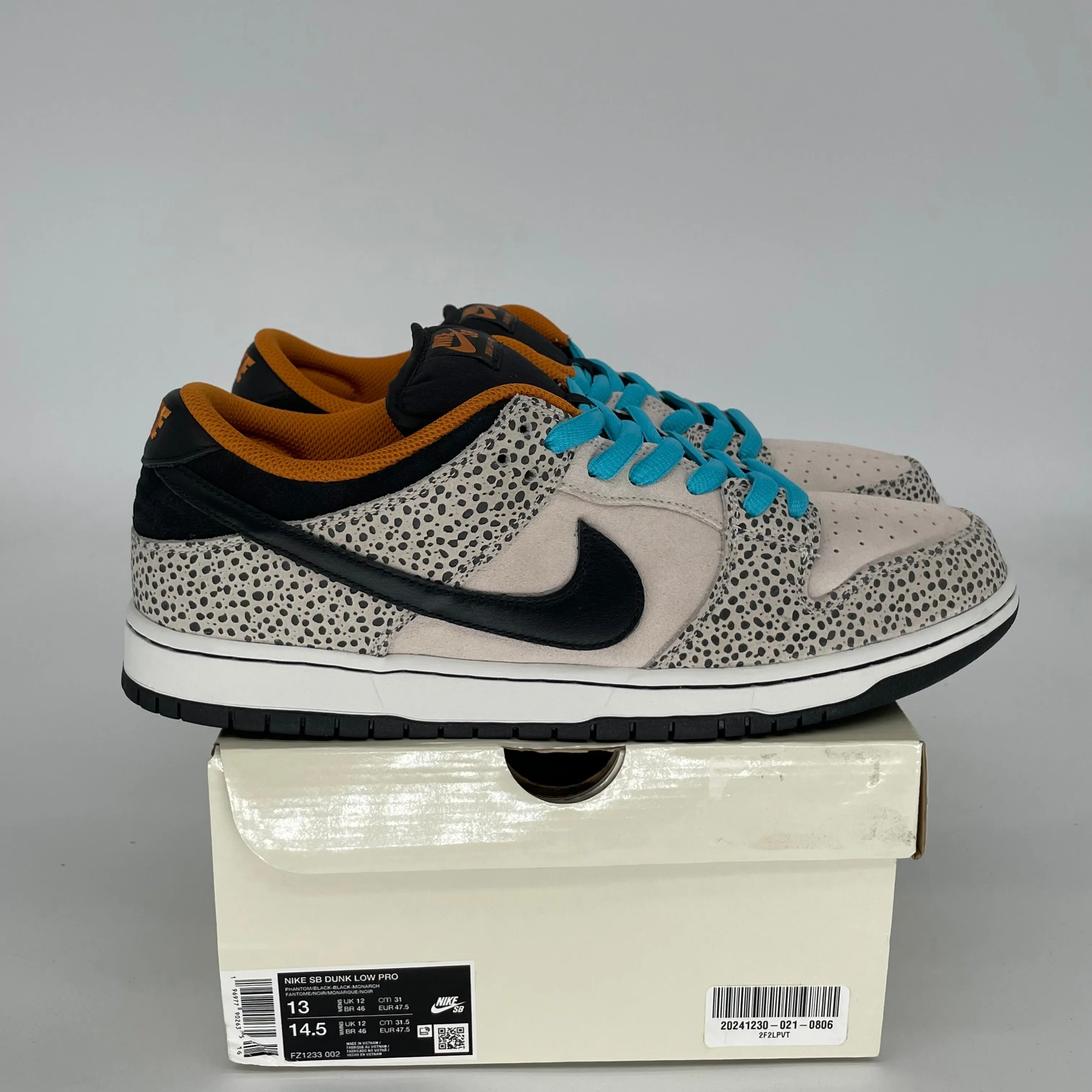 NIKE SB DUNK LOW ELECTRIC PACK OLYMPIC SAFARI SIZE 13 FZ1233-002