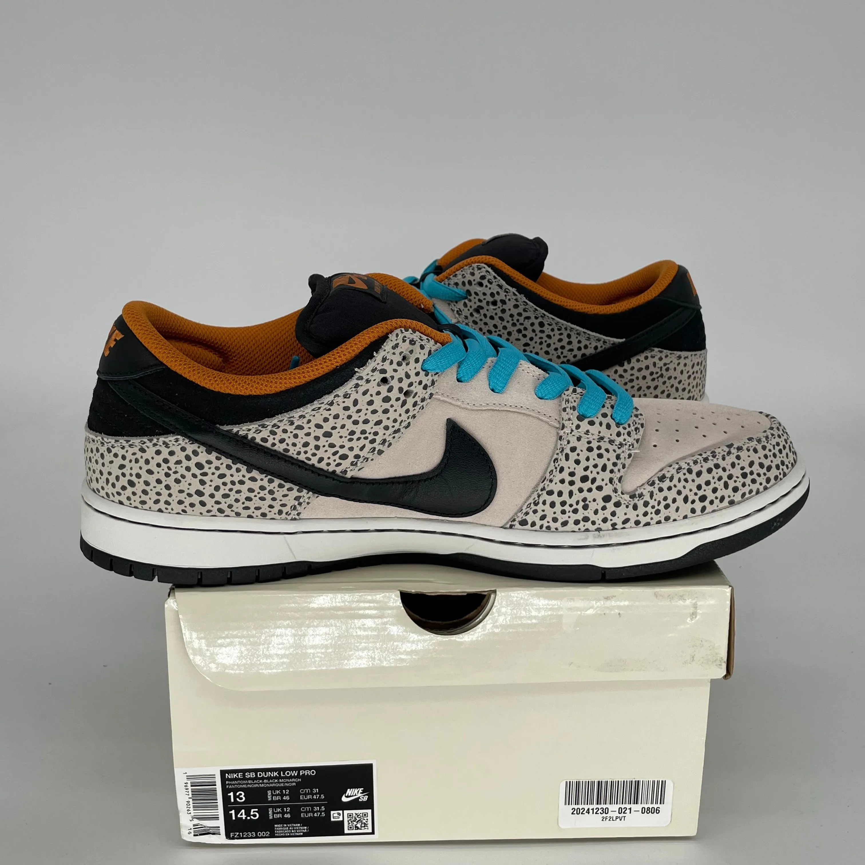 NIKE SB DUNK LOW ELECTRIC PACK OLYMPIC SAFARI SIZE 13 FZ1233-002