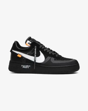 NIKE X OFFWHITE AIR FORCE ONE 2.0 BLACK LOW US9.5M / US11W / EU43