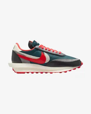 NIKE X SACAI LD WAFFLE UNDERCOVER MIDNIGHT SPRUCE UNIVERSITY RED