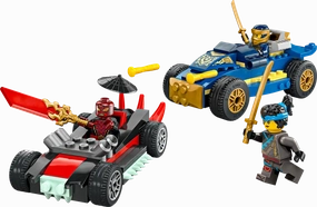 Ninjago Dragons Rising - Rogue vs. Drix Race Car Duel 71840