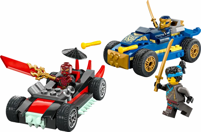 Ninjago Dragons Rising - Rogue vs. Drix Race Car Duel 71840