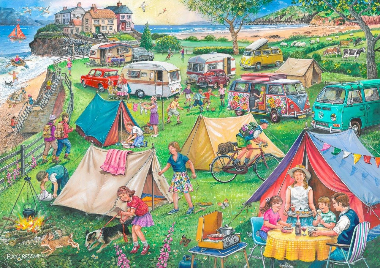 No.10 - Camping - 1000 Piece Jigsaw Puzzle
