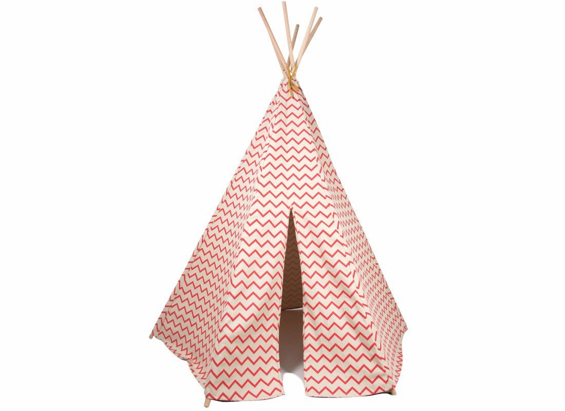 Nobodinoz Arizona Teepee Zigzag Pink
