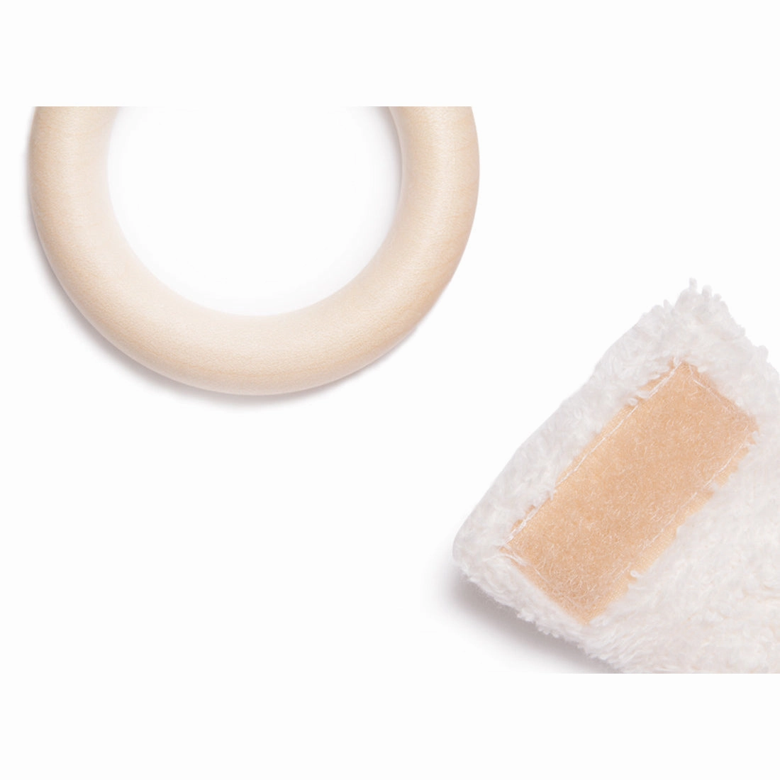 nobodinoz Bunny Teether Ring Natural