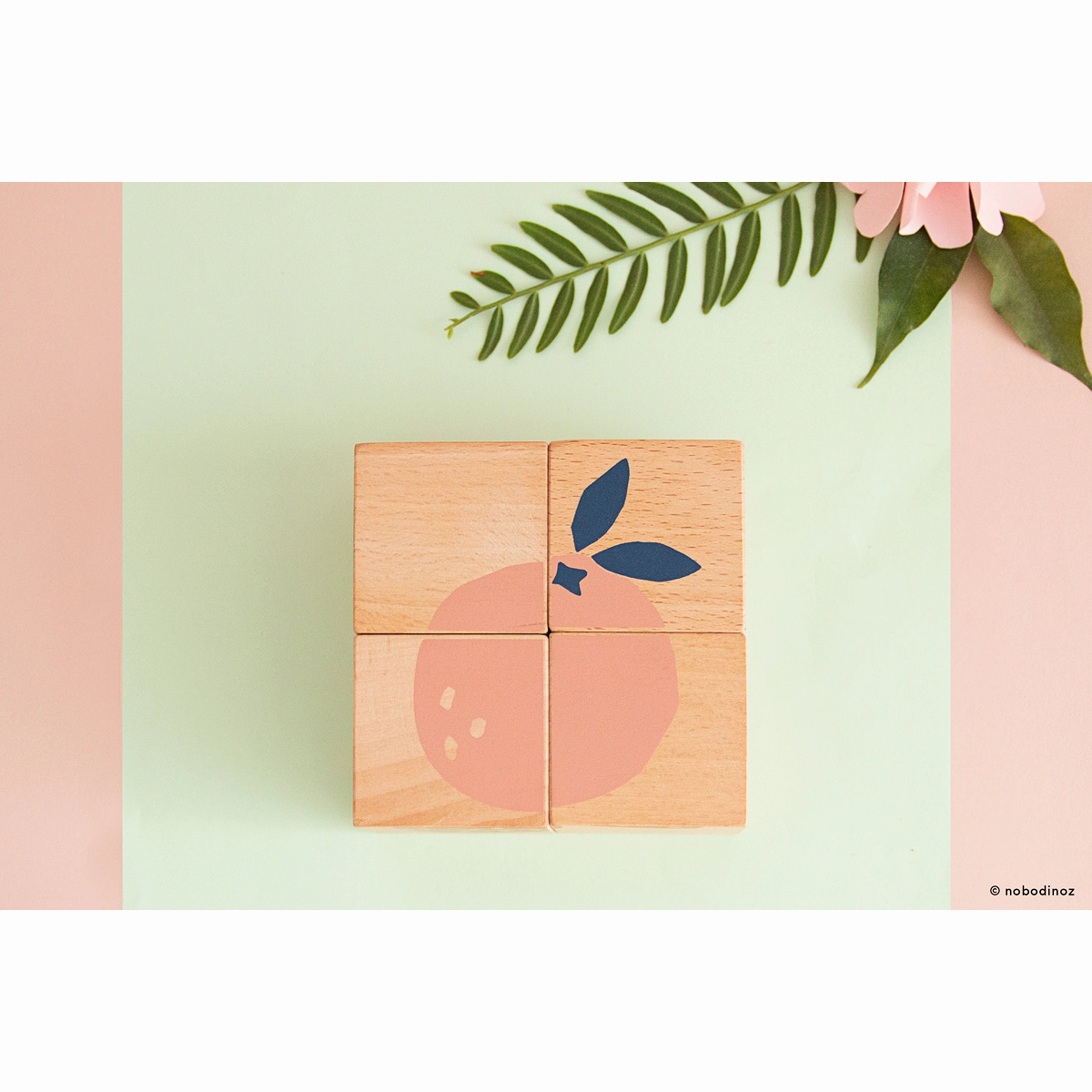 nobodinoz Fruits Wooden Cubes