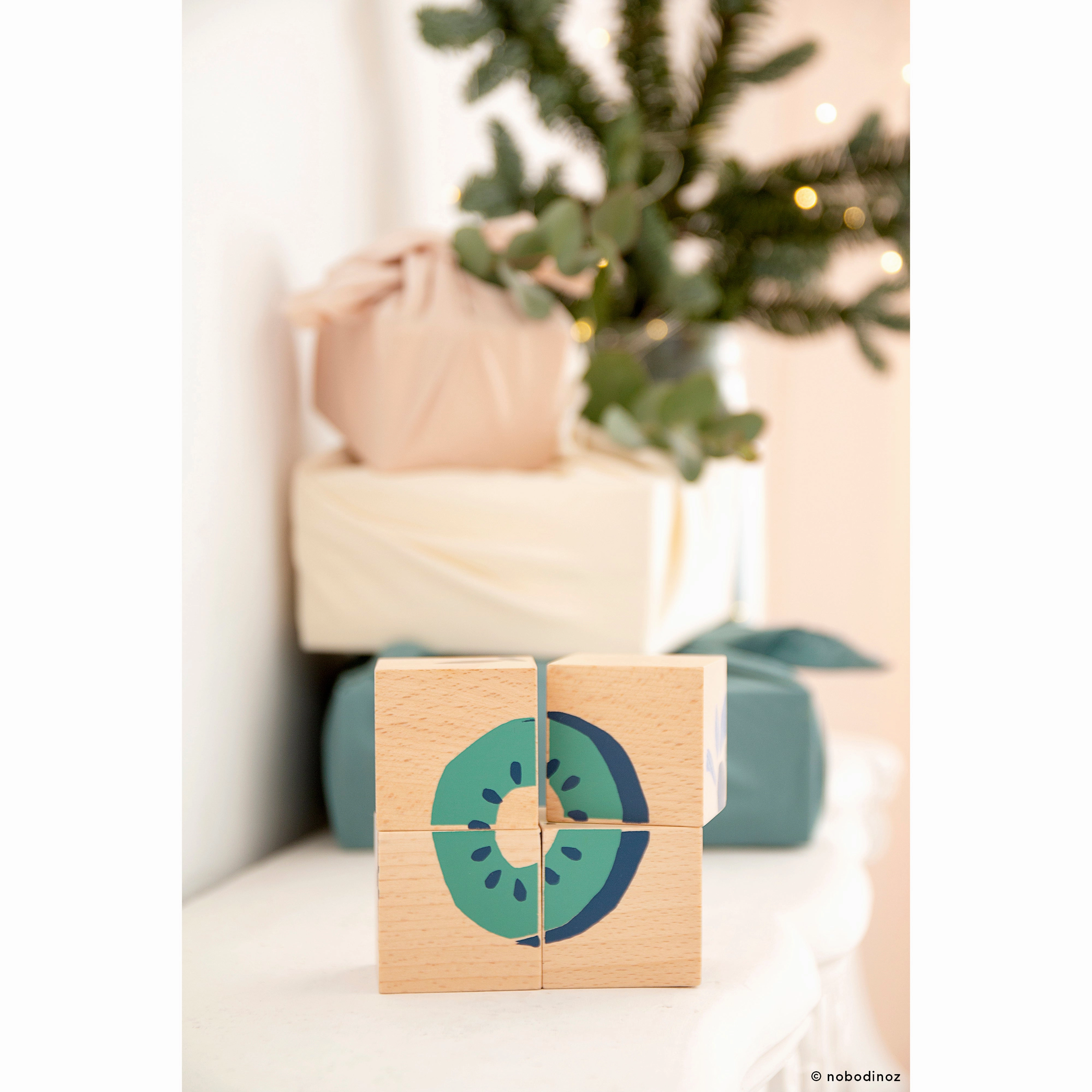 nobodinoz Fruits Wooden Cubes