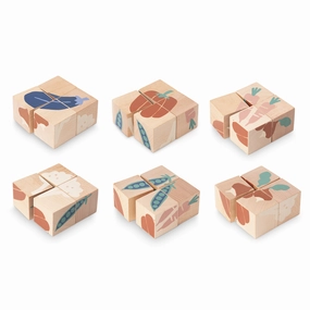 nobodinoz Veggies Wooden Cubes