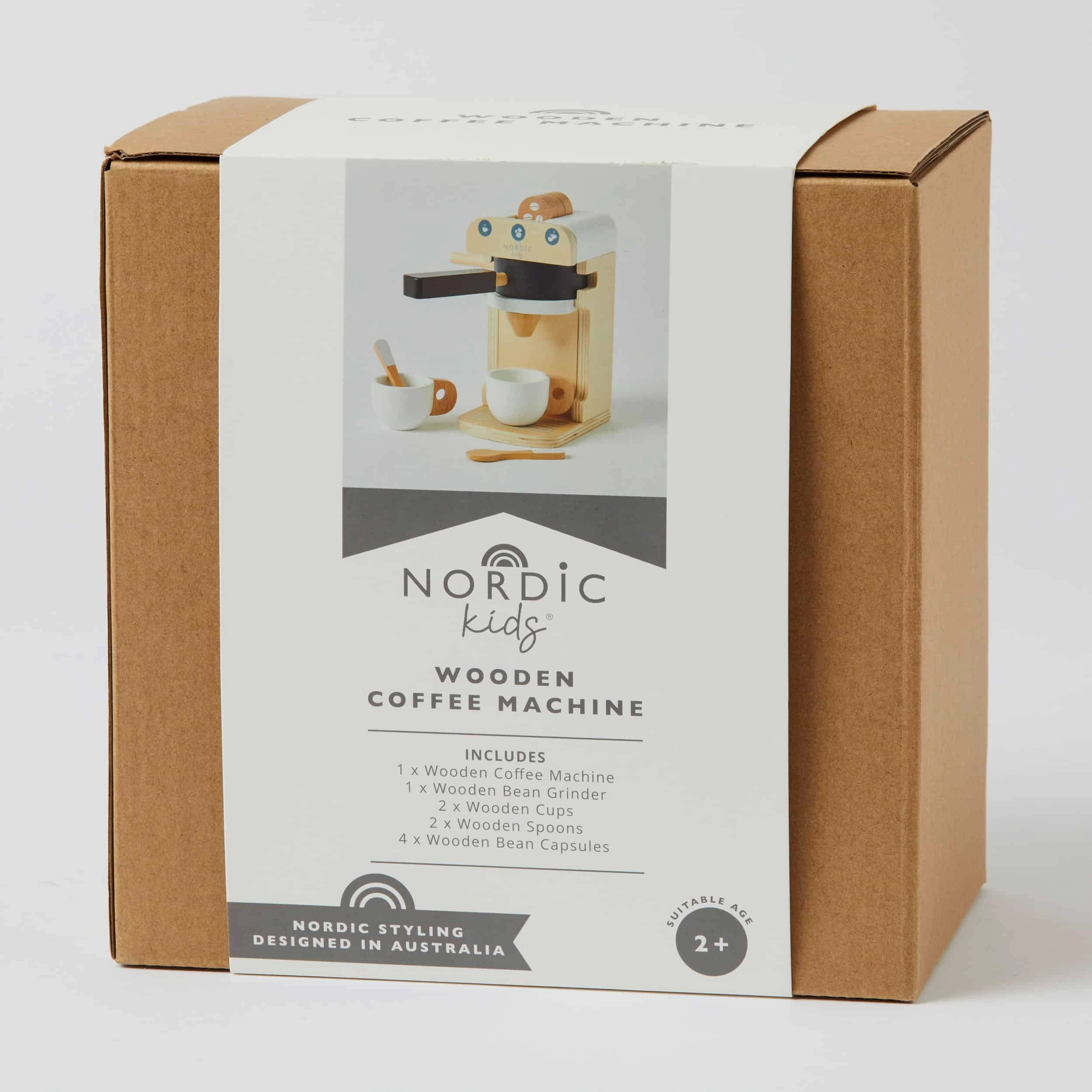 Nordic Kids Wooden Coffee Machine Set