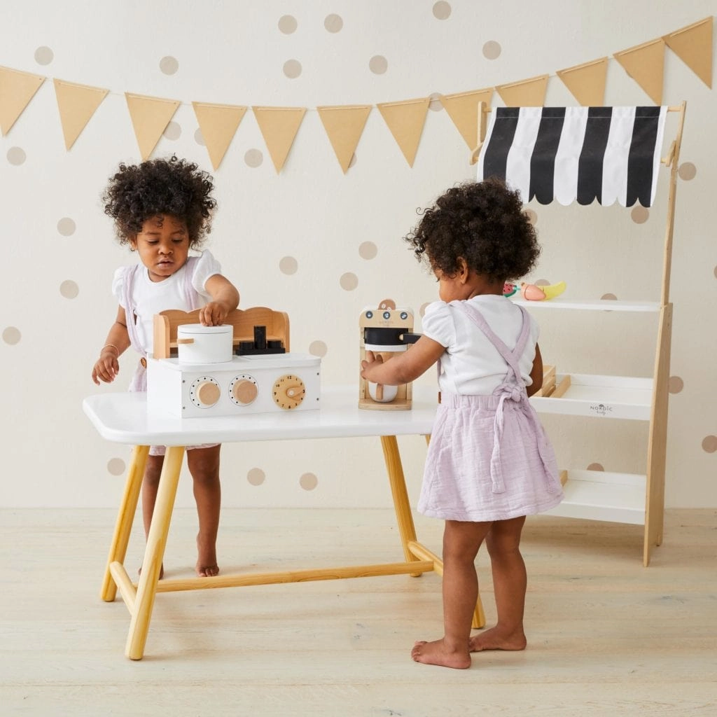 Nordic Kids Wooden Coffee Machine Set
