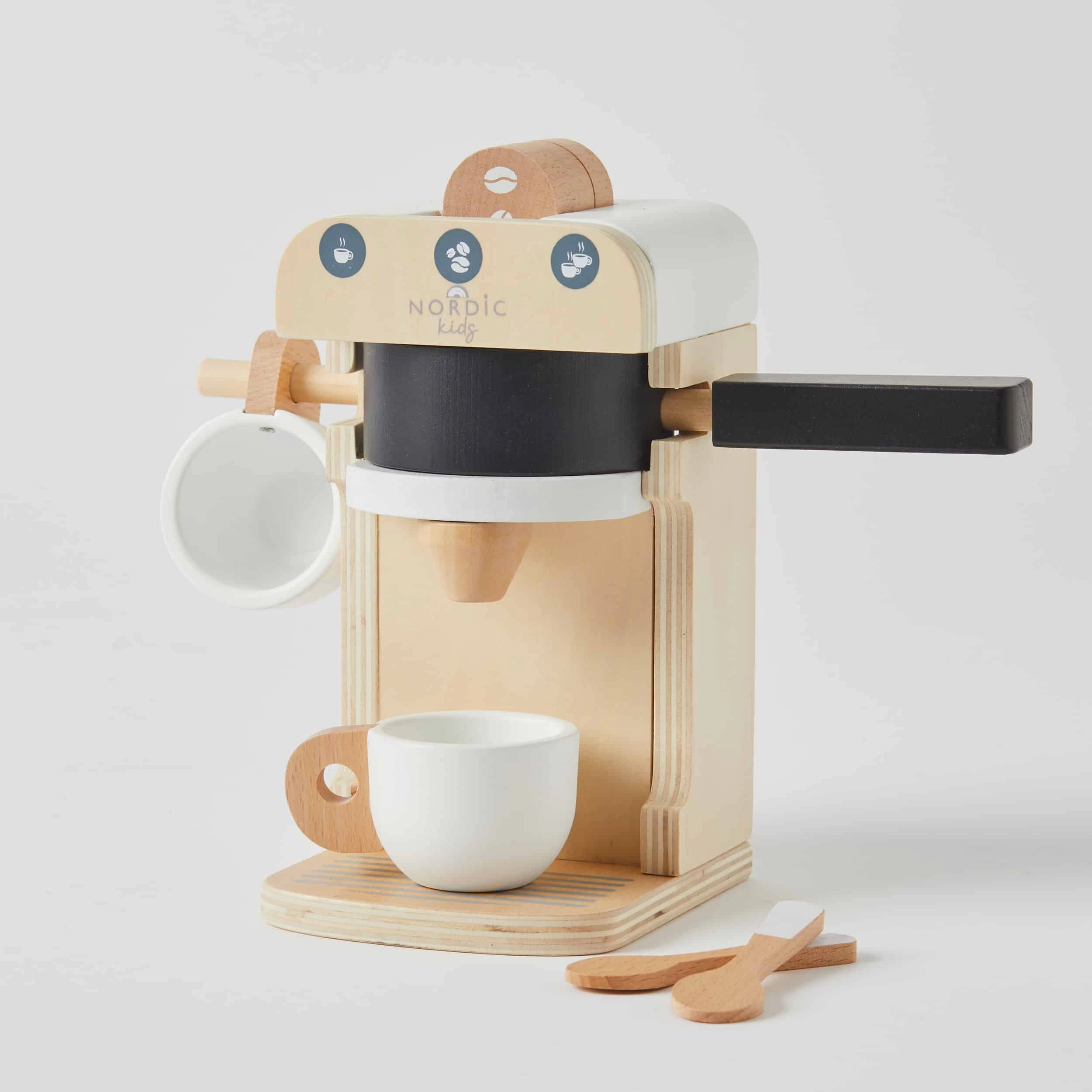 Nordic Kids Wooden Coffee Machine Set