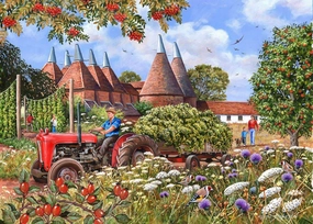 Oast Houses - BIG 500 Piece Jigsaw Puzzle