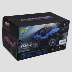 Off-Road Jeep  Remote Control Car with Rechargeable Battery (Blue)