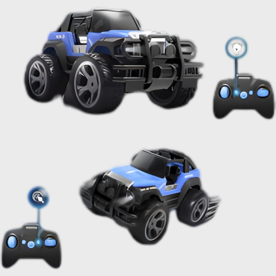 Off-Road Jeep  Remote Control Car with Rechargeable Battery (Blue)