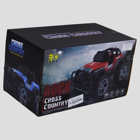 Off-Road Jeep  Remote Control Car with Rechargeable Battery (Red)