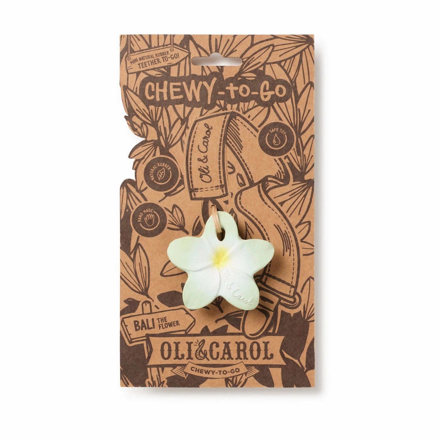 Oli & Carol Chewy-to-Go Bali the Flower Teether