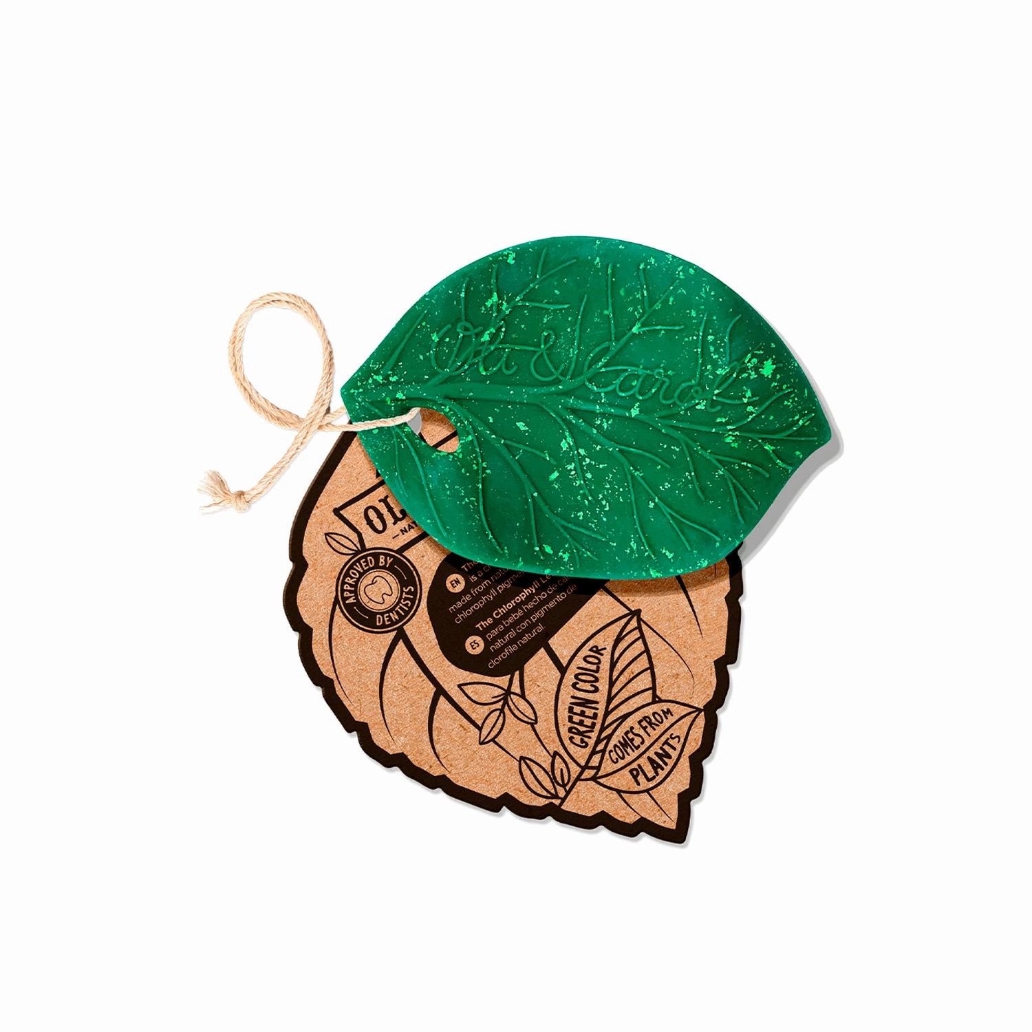 Oli & Carol Chlorophyll Leaf Baby Teether