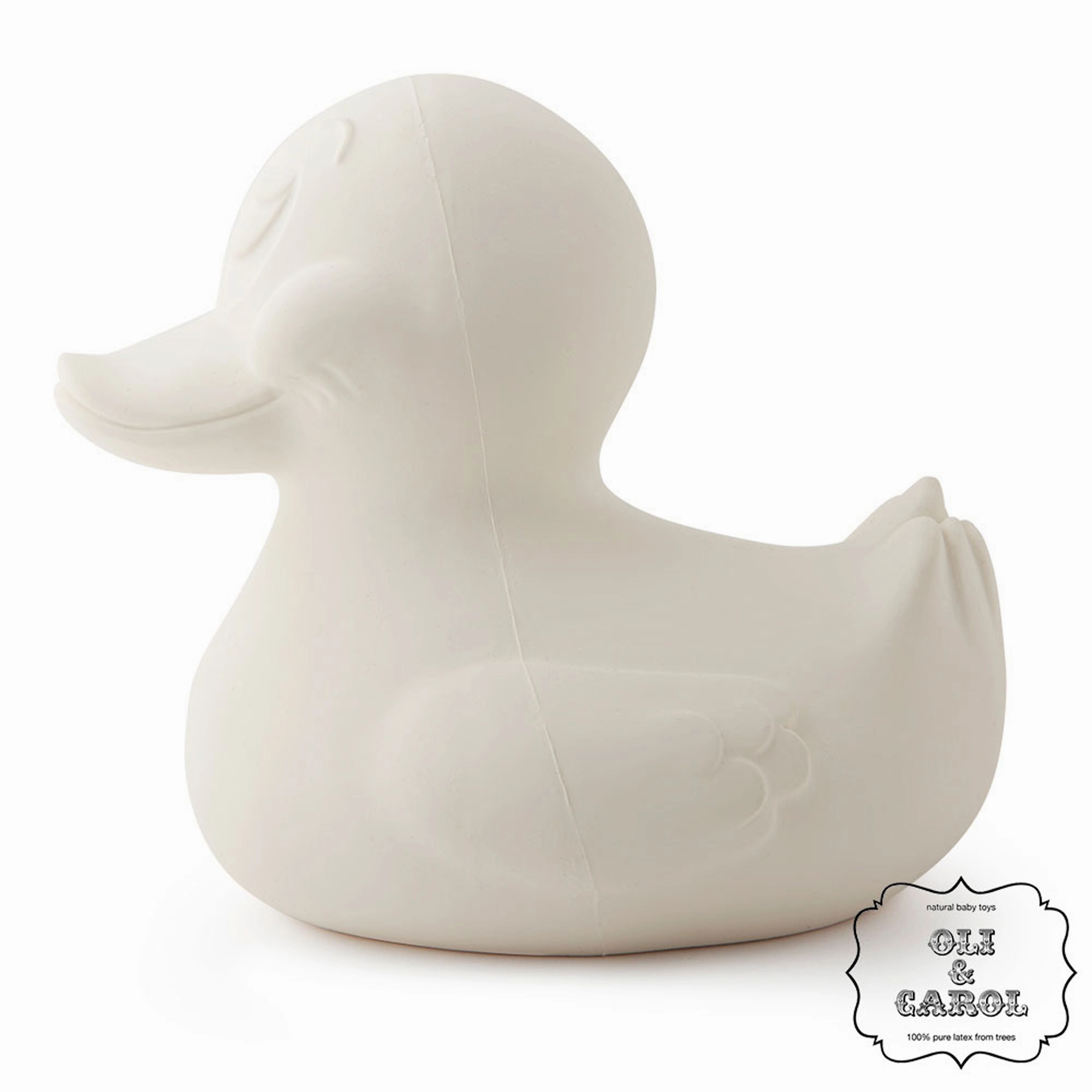 Oli & Carol Extra Large Monochrome Ducks Teether
