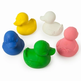 Oli & Carol Extra Large Monochrome Ducks Teether