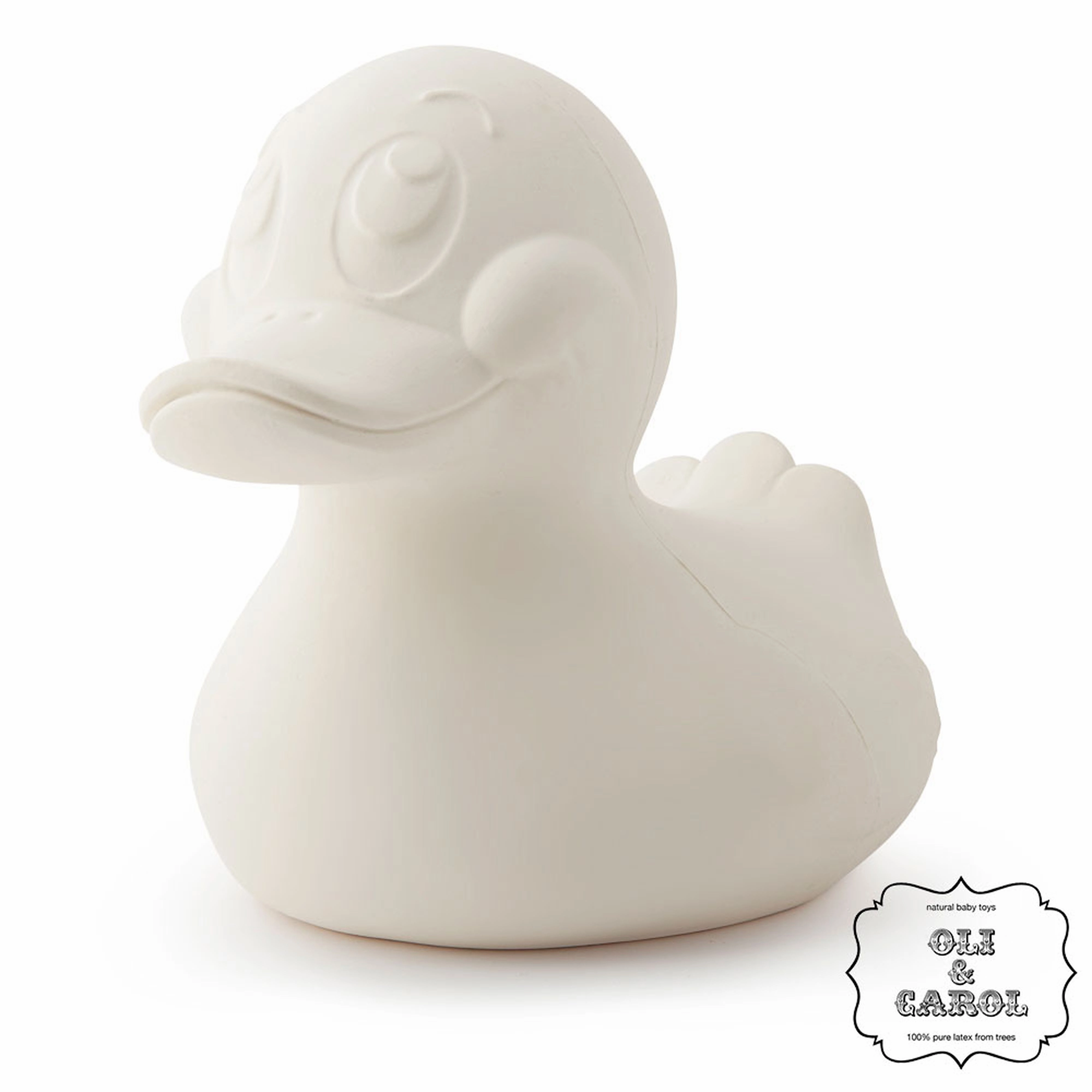 Oli & Carol Extra Large Monochrome Ducks Teether