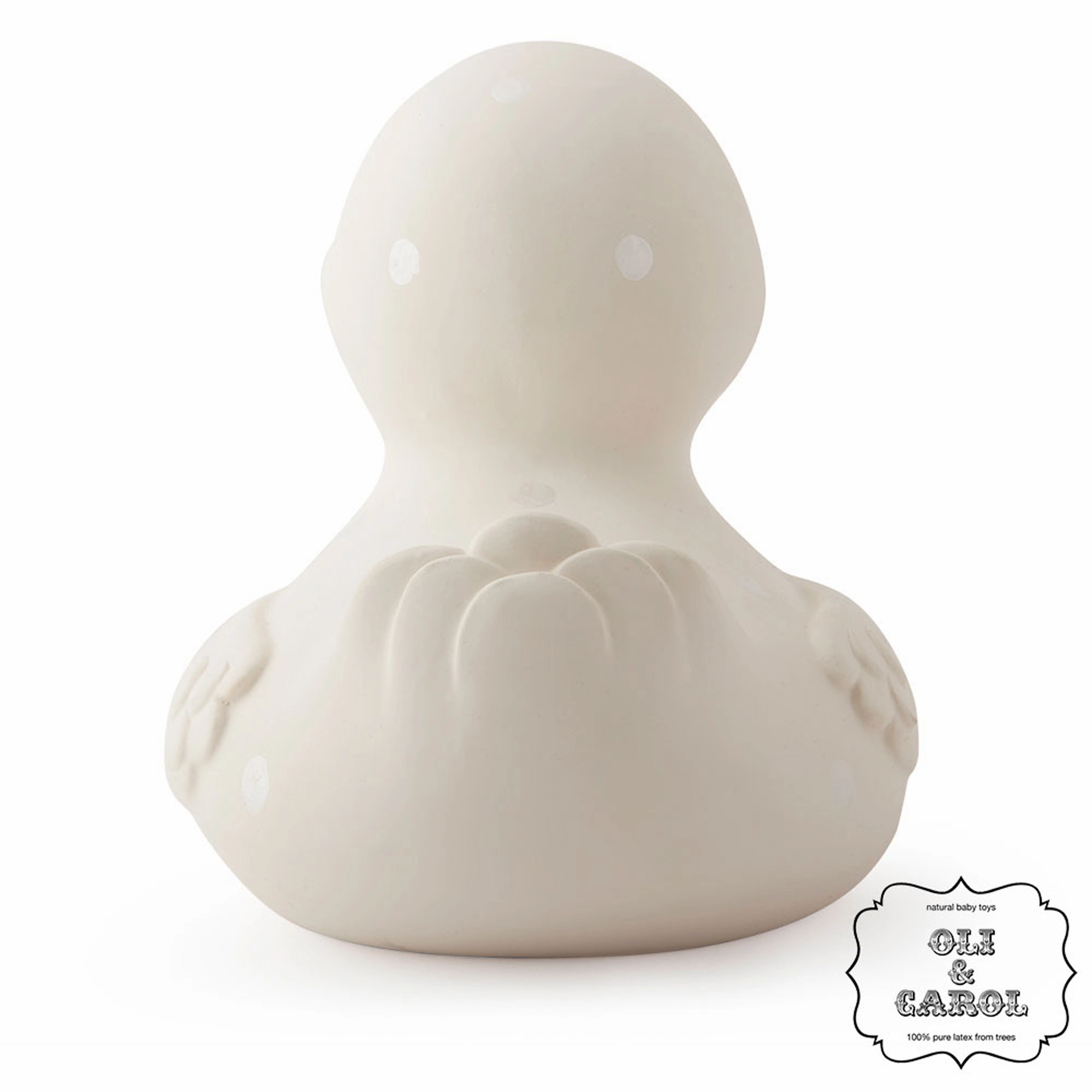 Oli & Carol Extra Large Spotty Ducks Teether